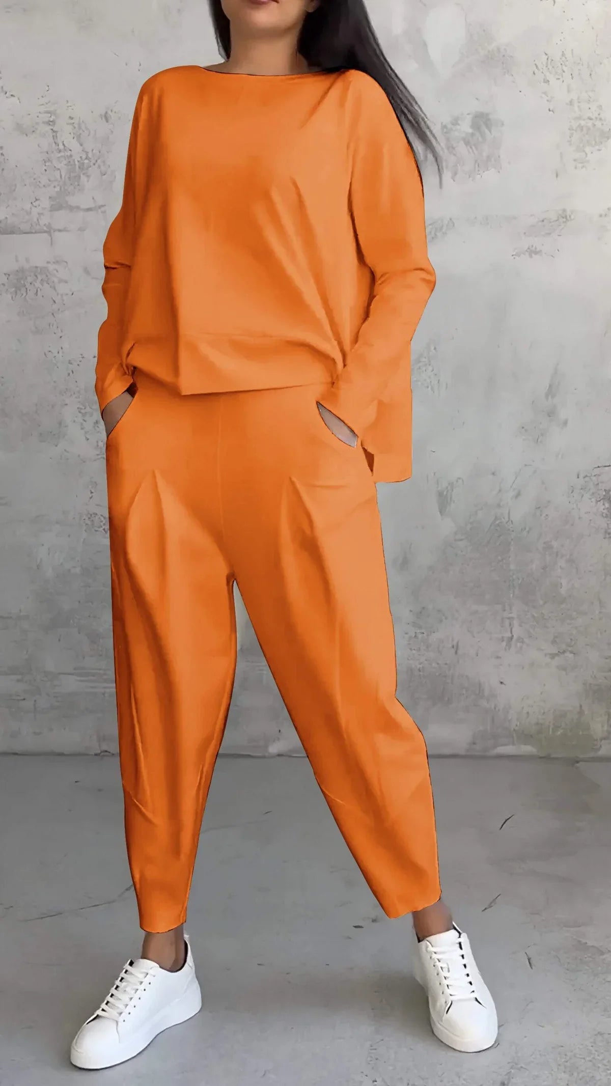 2-Piece Loungewear Set - Cozy Ladies Outfit For Relaxed Days