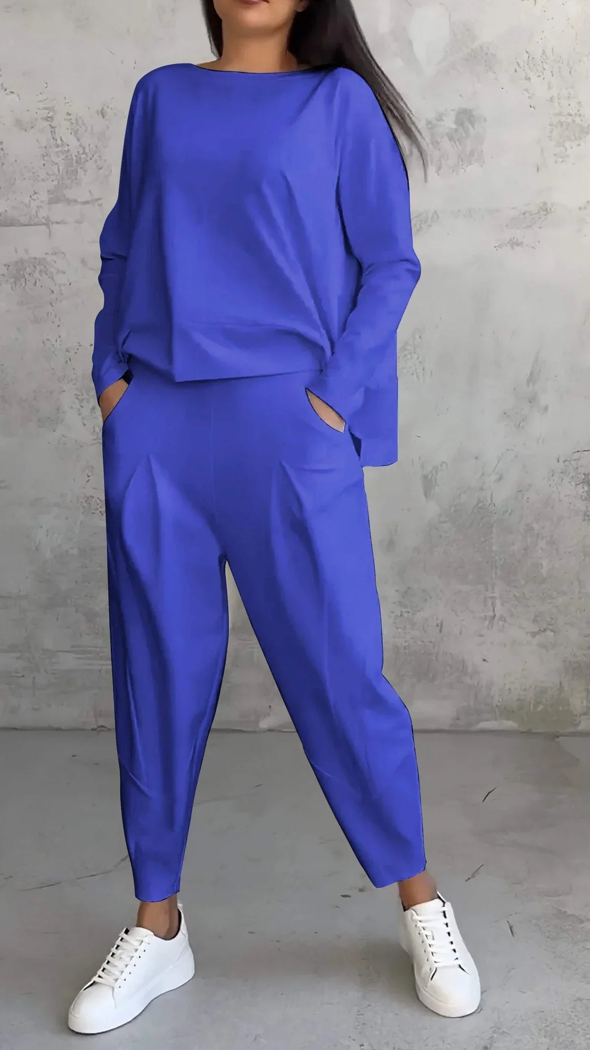 2-Piece Loungewear Set - Cozy Ladies Outfit For Relaxed Days