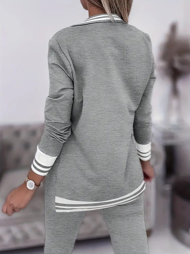2-piece tailored lounge suit - stylish ladies blazer and trousers set