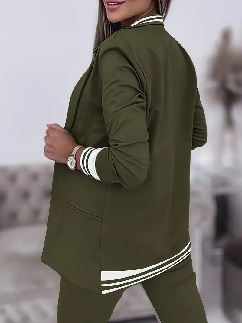 2-piece tailored lounge suit - stylish ladies blazer and trousers set