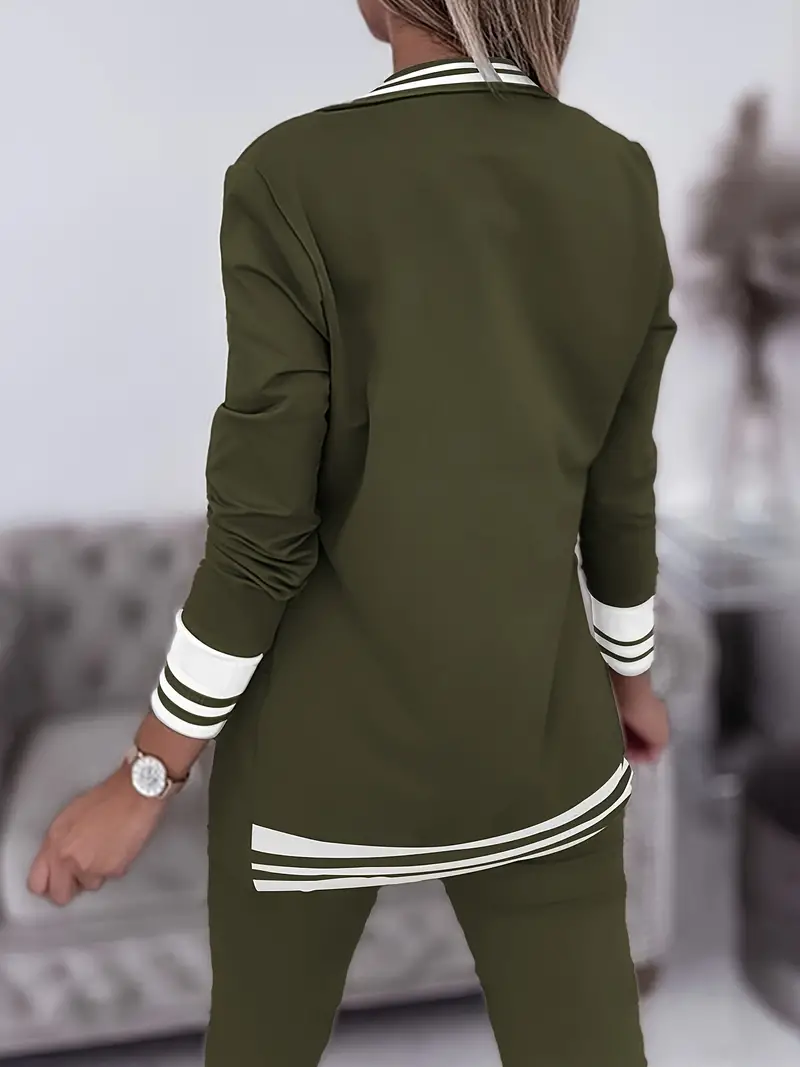 2-piece tailored lounge suit - stylish ladies blazer and trousers set