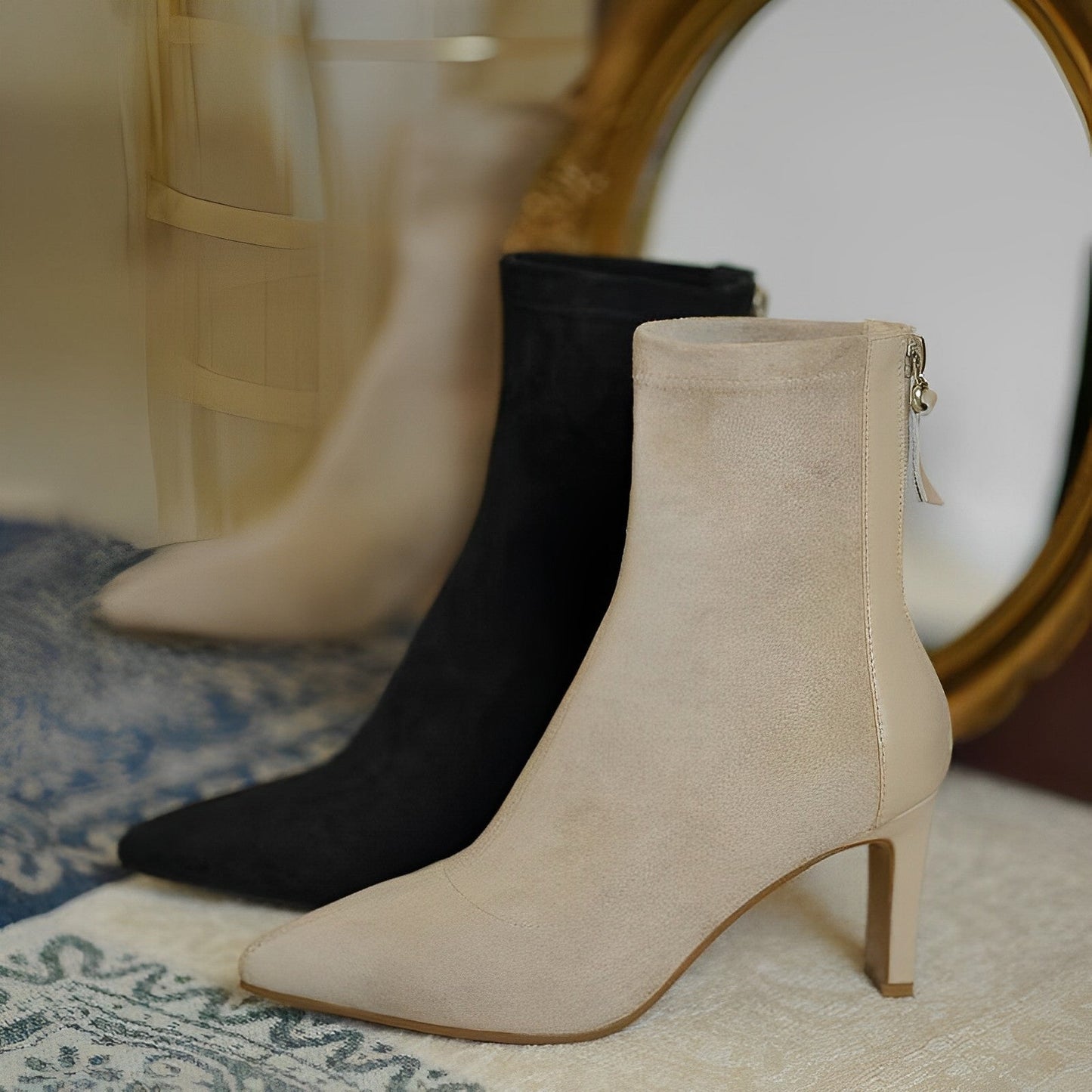 Ankle boots - stylish ladies heeled ankle boots
