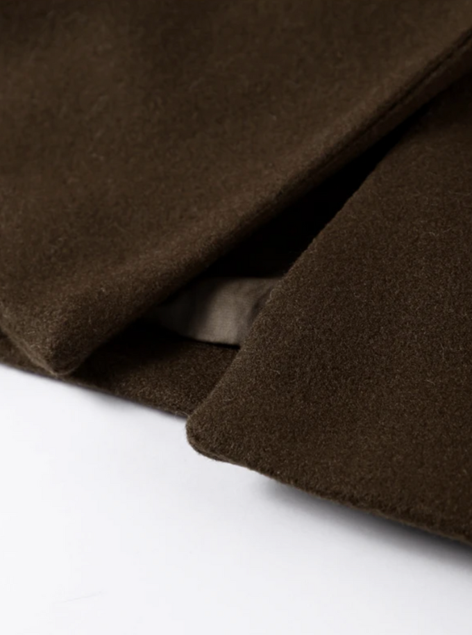 Elegant Trench Coat - Long Brown Women'S Winter Coat