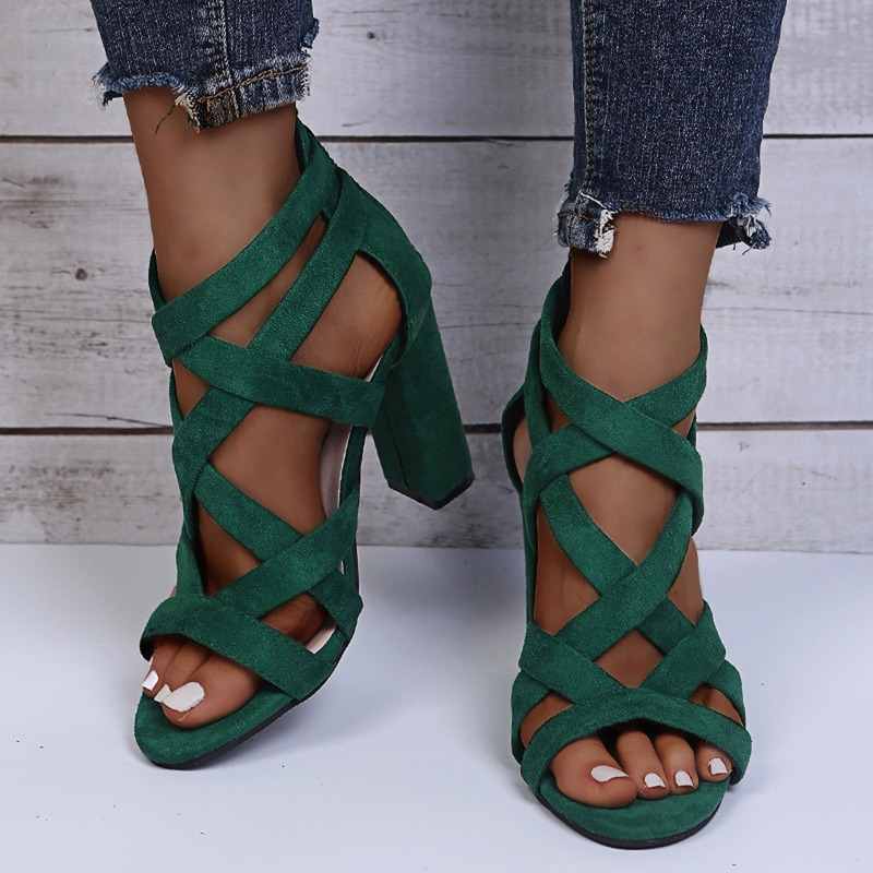 High Heel Sandals - Chic Strappy Heels For Modern Women