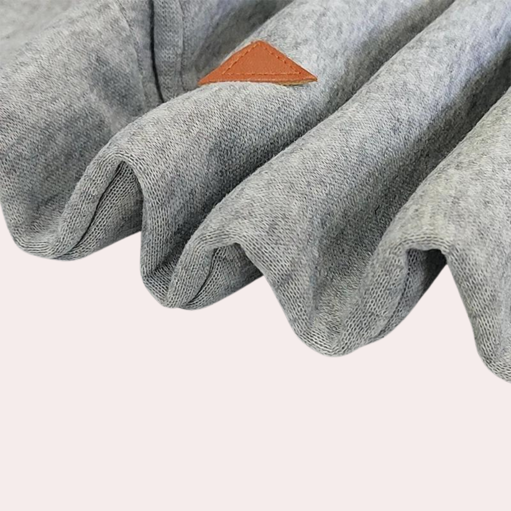 Hooded dress - modern ladies sweatshirt dress with pockets