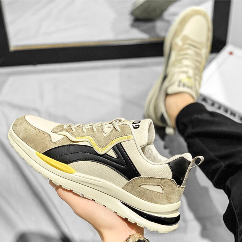 Lace-Up Trainers - Sporty Design Ladies Footwear