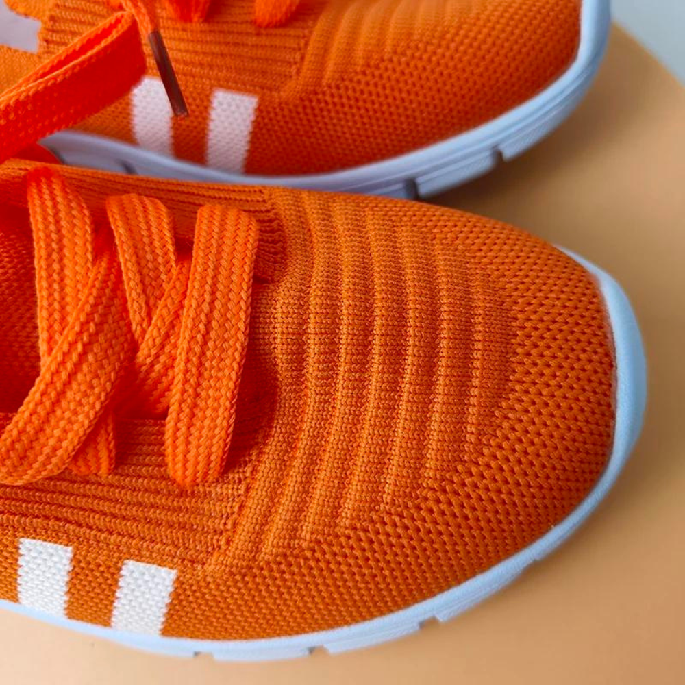 Ladies Airy Lace-Up Shoes - Chic Lightweight Trainers