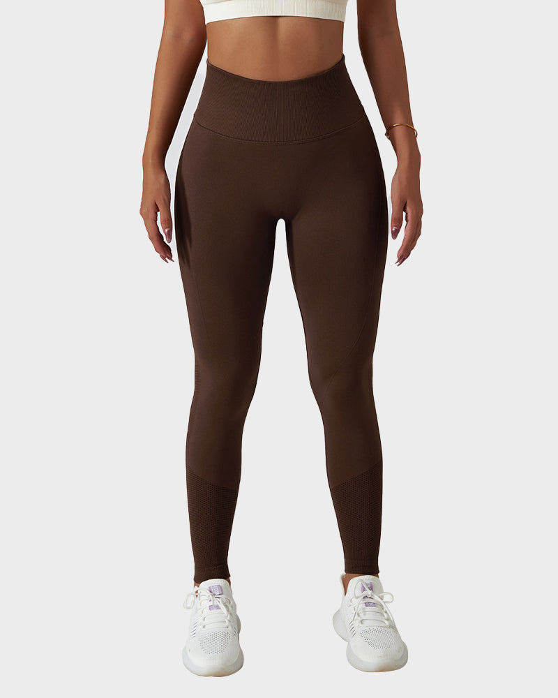 Ladies Athletic Leggings - Seamless Squat-Proof Activewear Pants