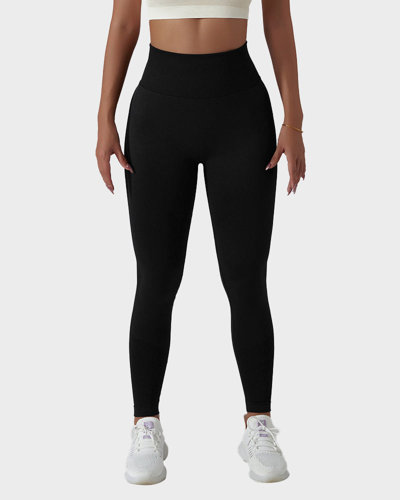 Ladies Athletic Leggings - Seamless Squat-Proof Activewear Pants