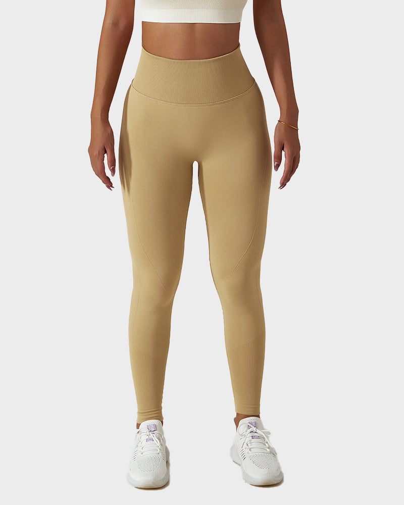 Ladies Athletic Leggings - Seamless Squat-Proof Activewear Pants