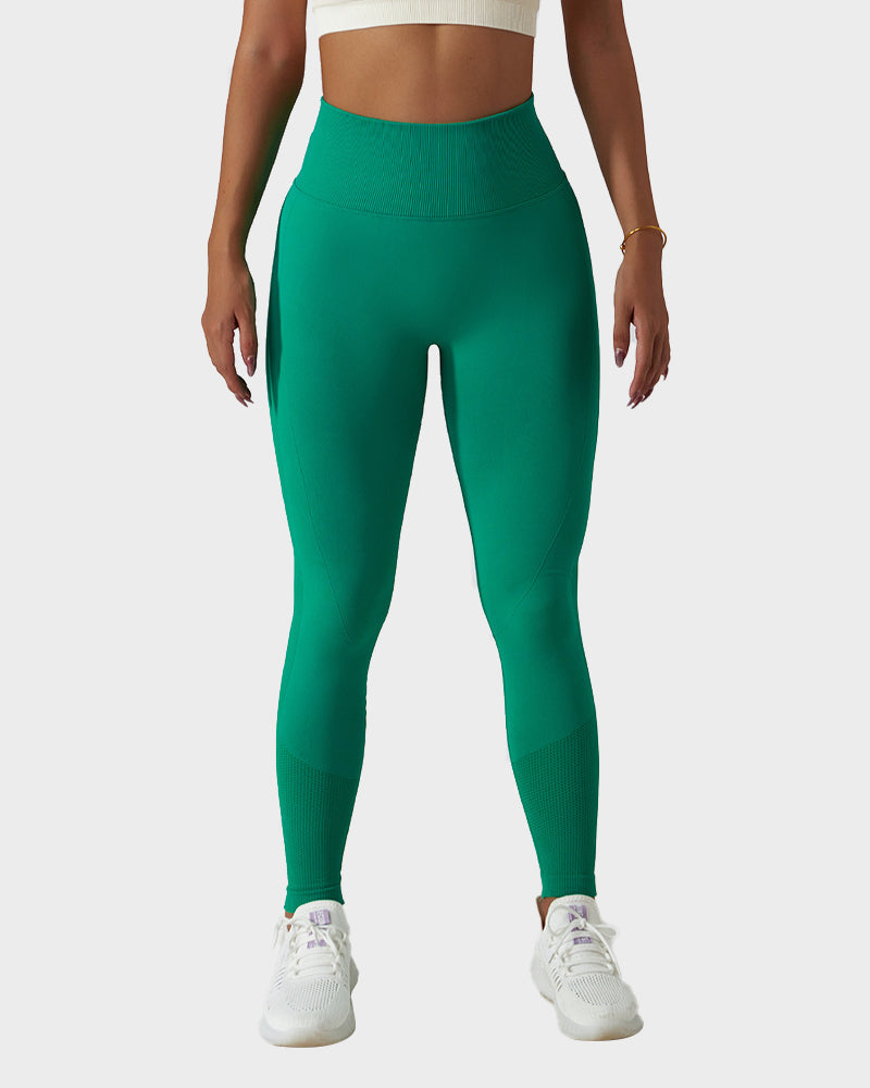 Ladies Athletic Leggings - Seamless Squat-Proof Activewear Pants
