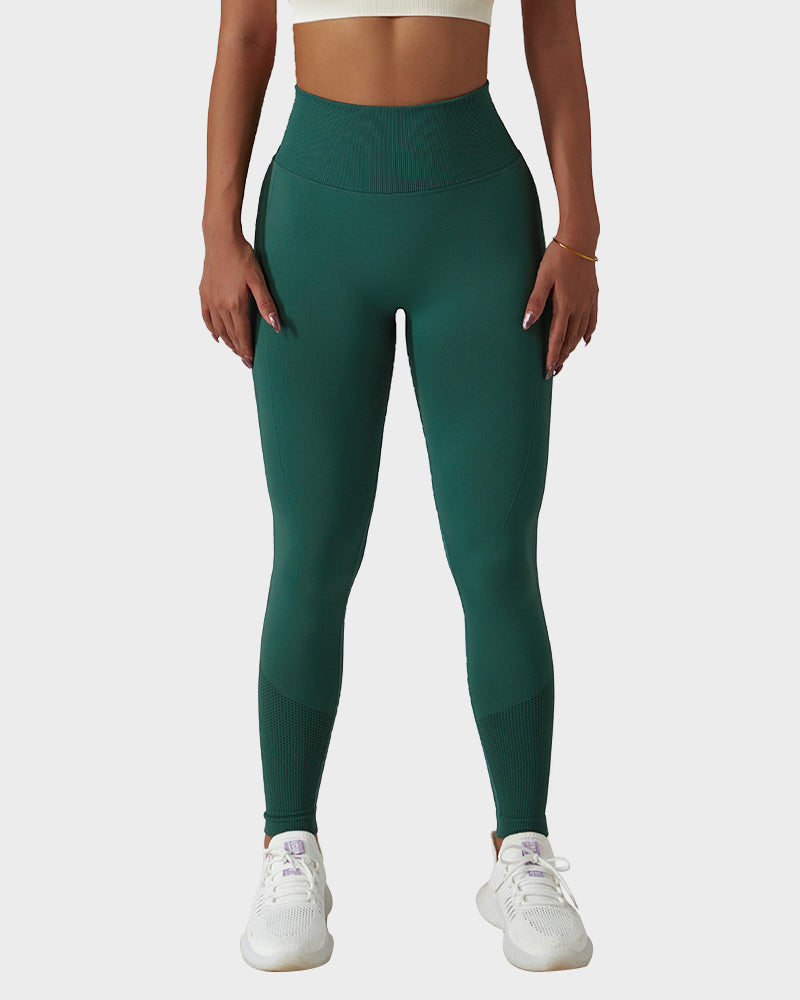 Ladies Athletic Leggings - Seamless Squat-Proof Activewear Pants