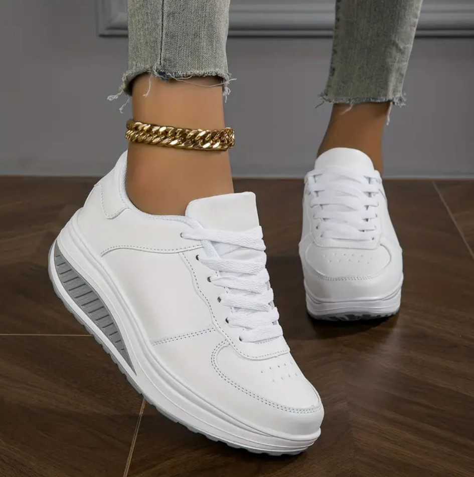 Ladies Orthopaedic Air-Cushion Sneakers - Trendy Cozy Footwear