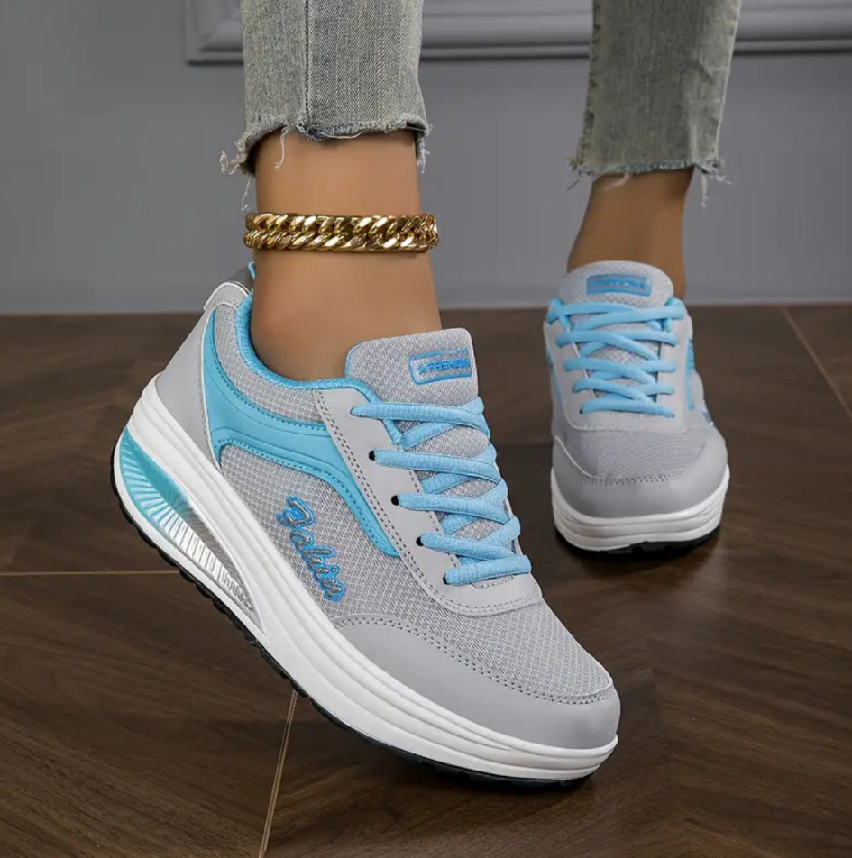 Ladies Orthopaedic Air-Cushion Sneakers - Trendy Cozy Footwear