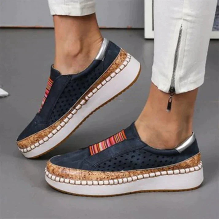 Ladies slip-on shoes - comfortable casual footwear for women