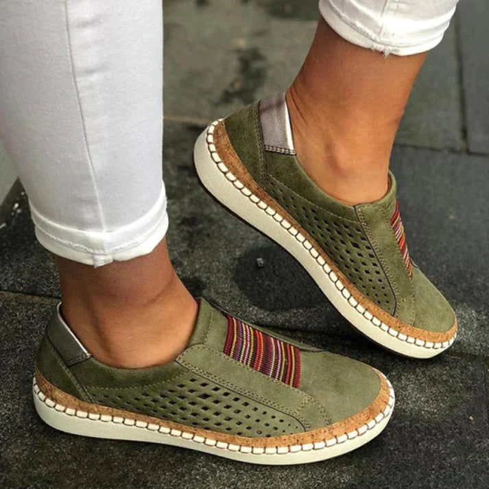 Ladies slip-on shoes - comfortable casual footwear for women