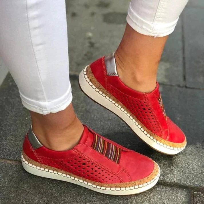 Ladies slip-on shoes - comfortable casual footwear for women