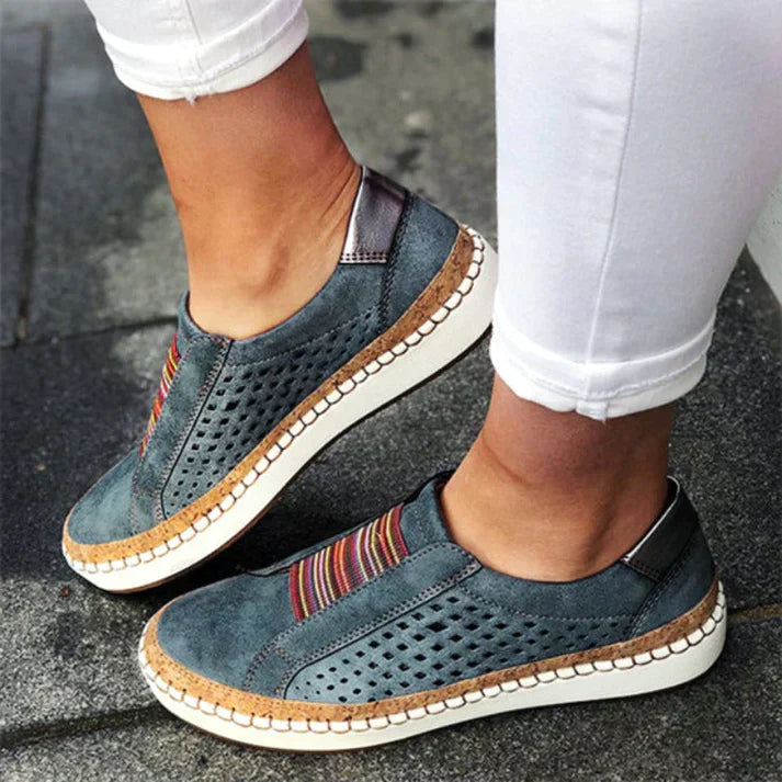 Ladies slip-on shoes - comfortable casual footwear for women