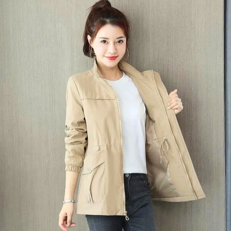 Lightweight Utility Jacket - Versatile Women'S Casual Outerwear