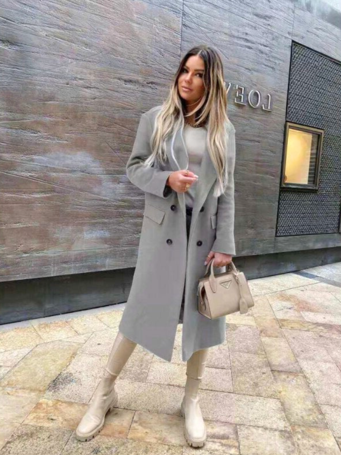 Long Trench Coat - Sophisticated Ladies Outerwear