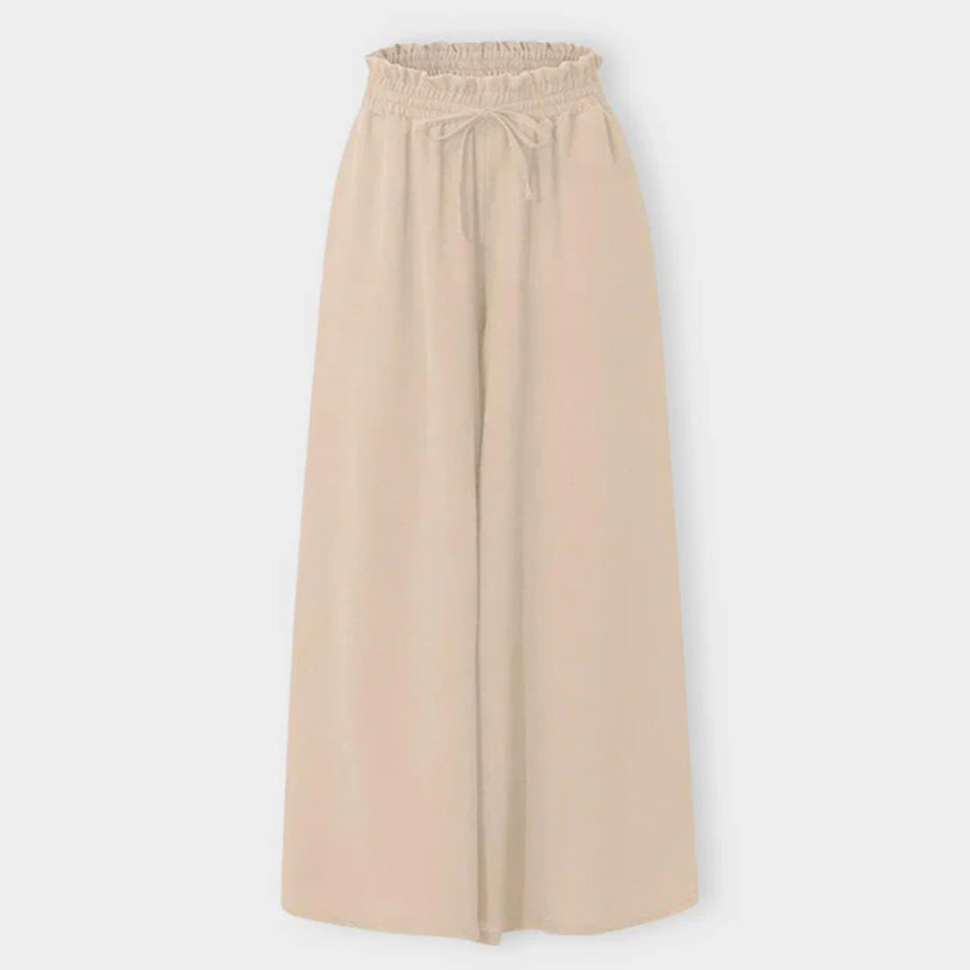 Maxi Skirt - Elegant Loose Ladies Skirt With Pockets