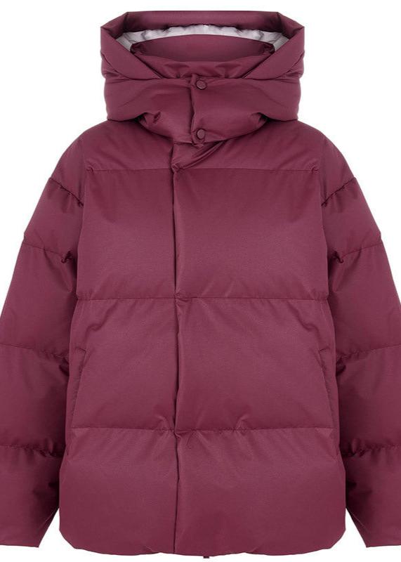 Oversized puffer jacket - stylish ladies winter coat