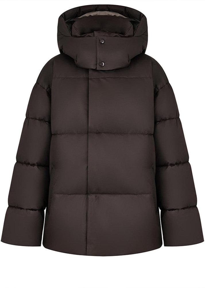 Oversized puffer jacket - stylish ladies winter coat