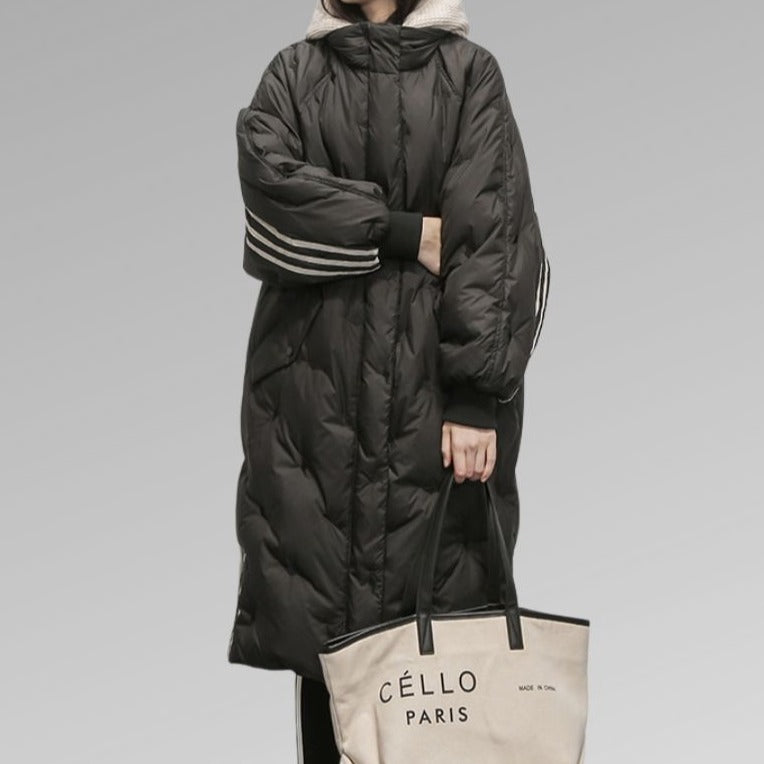 Padded Long Coat - Stylish Ladies Winter Outerwear