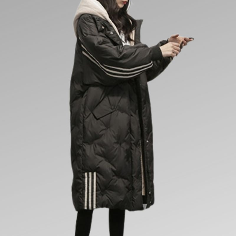 Padded Long Coat - Stylish Ladies Winter Outerwear