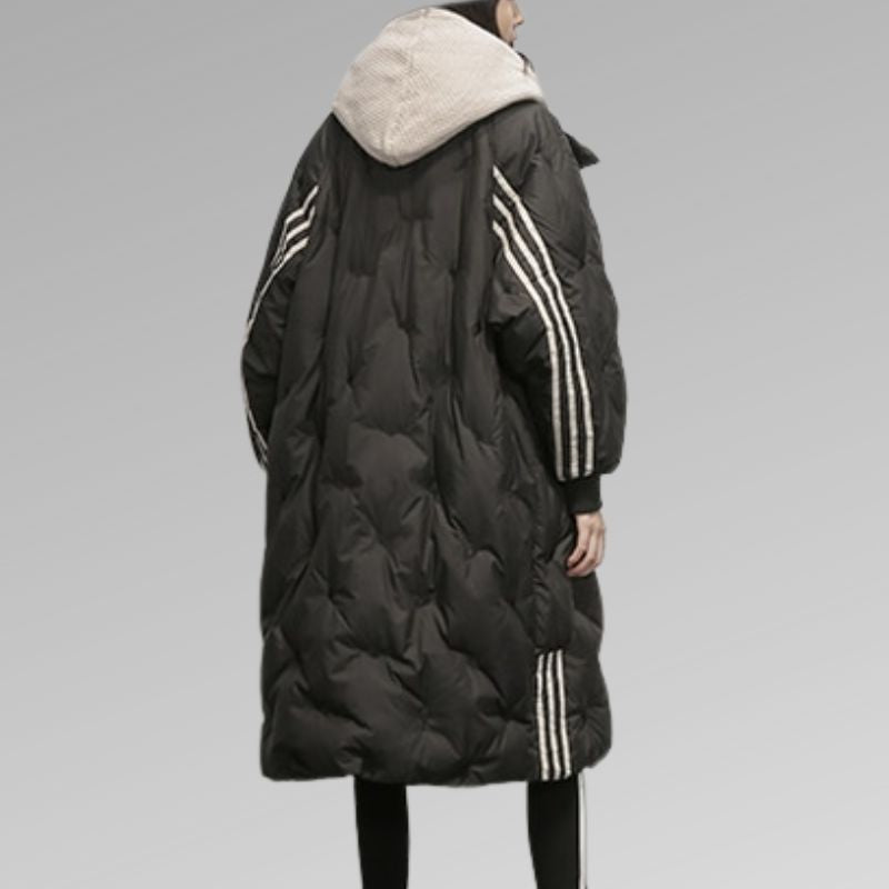 Padded Long Coat - Stylish Ladies Winter Outerwear