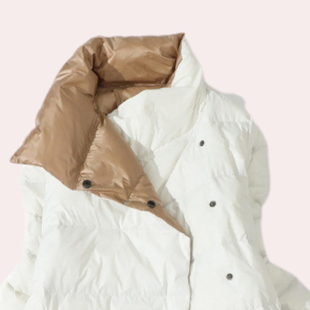 Padded winter coat - long ladies padded jacket