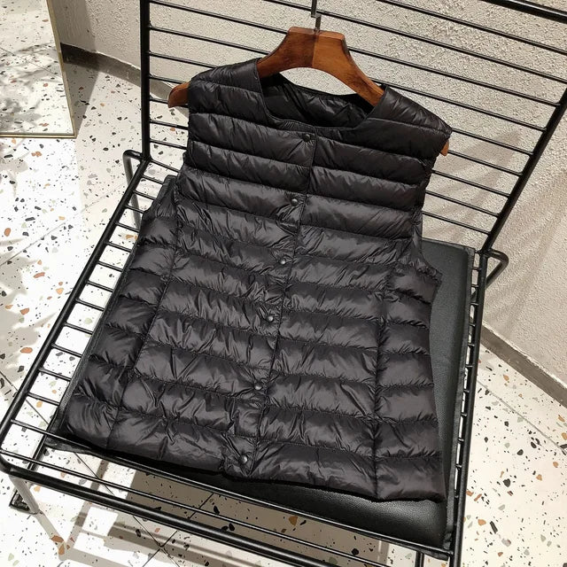Puffer Vest - Lightweight Quilted Ladies Gilet