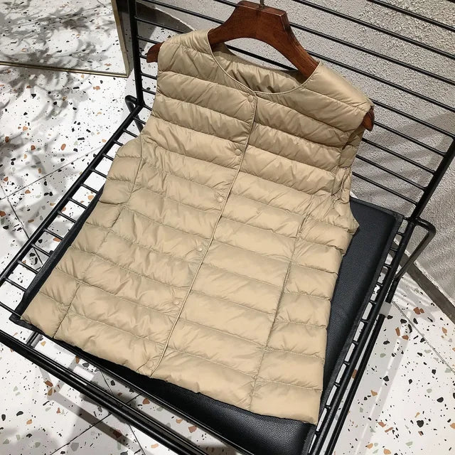 Puffer Vest - Lightweight Quilted Ladies Gilet