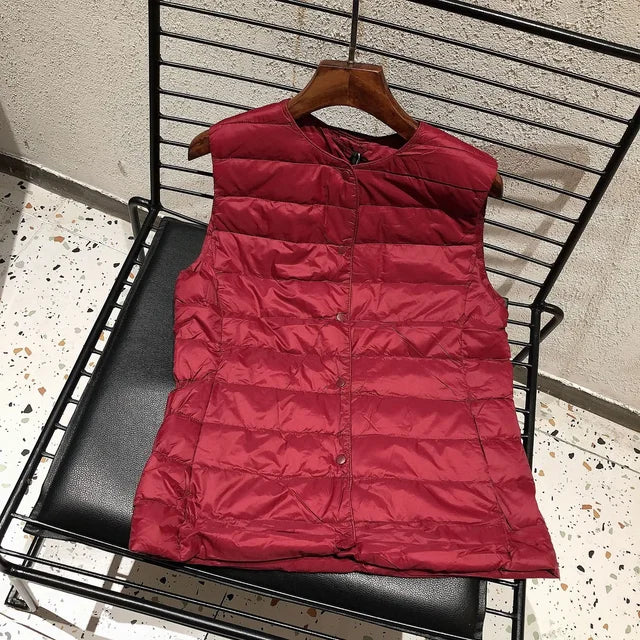 Puffer Vest - Lightweight Quilted Ladies Gilet