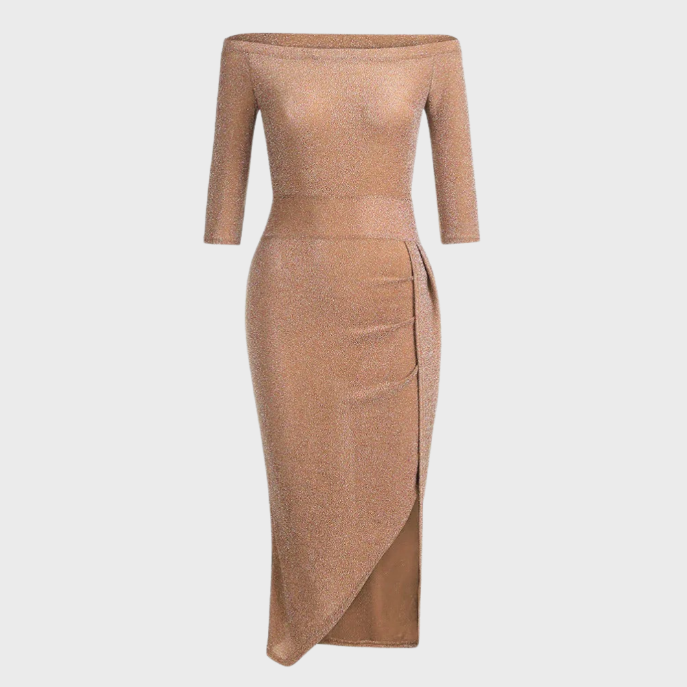 Side Slit Dress - Elegant Ladies Evening Gown