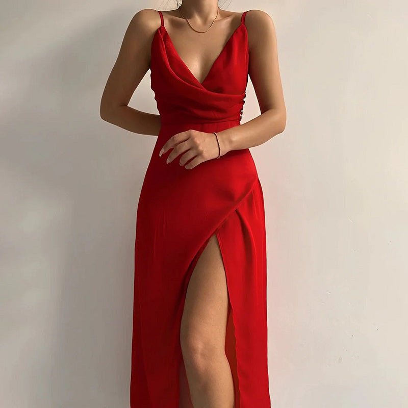 Sophisticated Long Dress - Chic Ladies Evening Gown