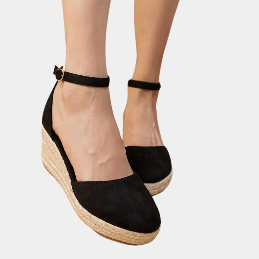 Wedge Sandals - Chic Espadrille Shoes For Ladies