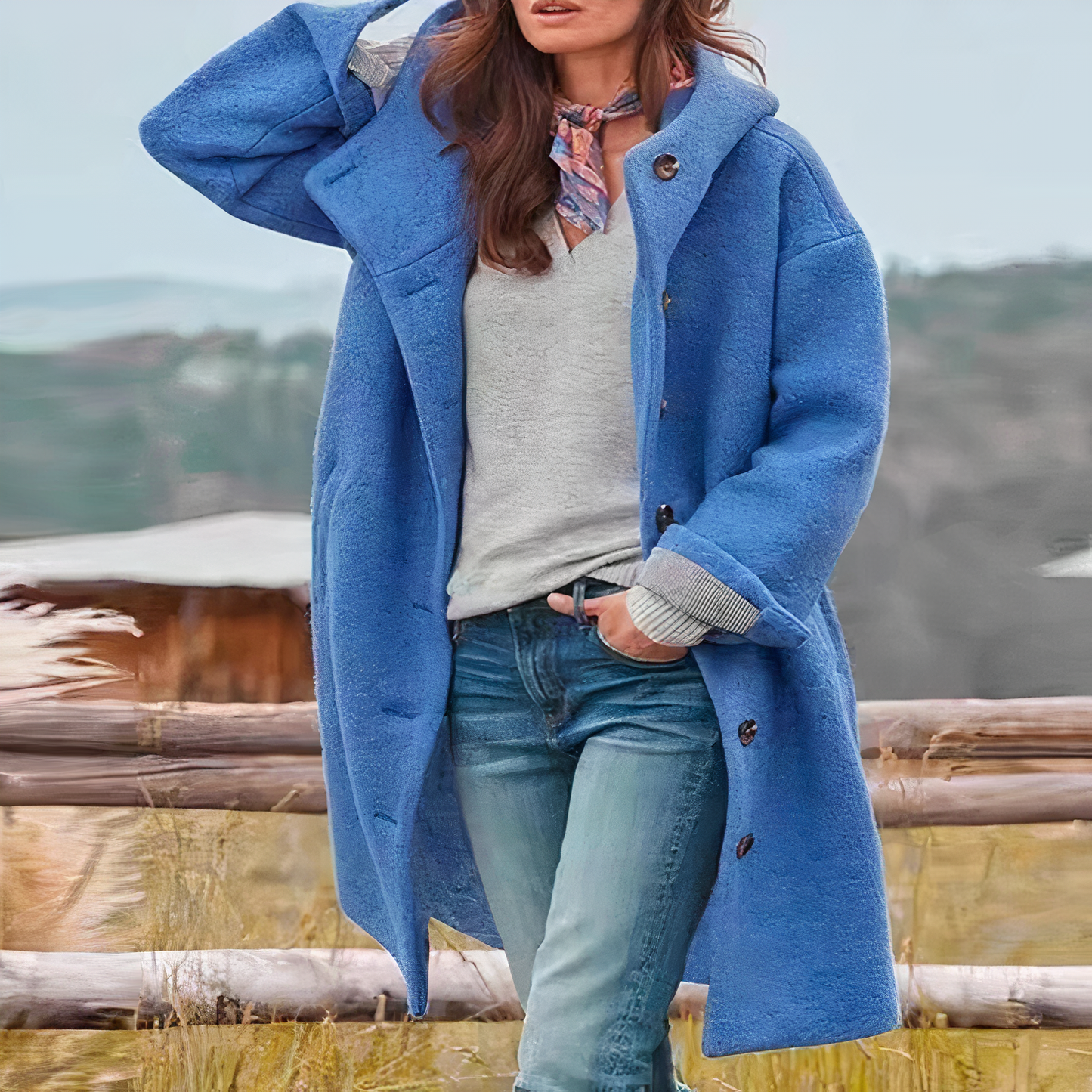 Wool Coat - Stylish Long Ladies Coat For All Seasons