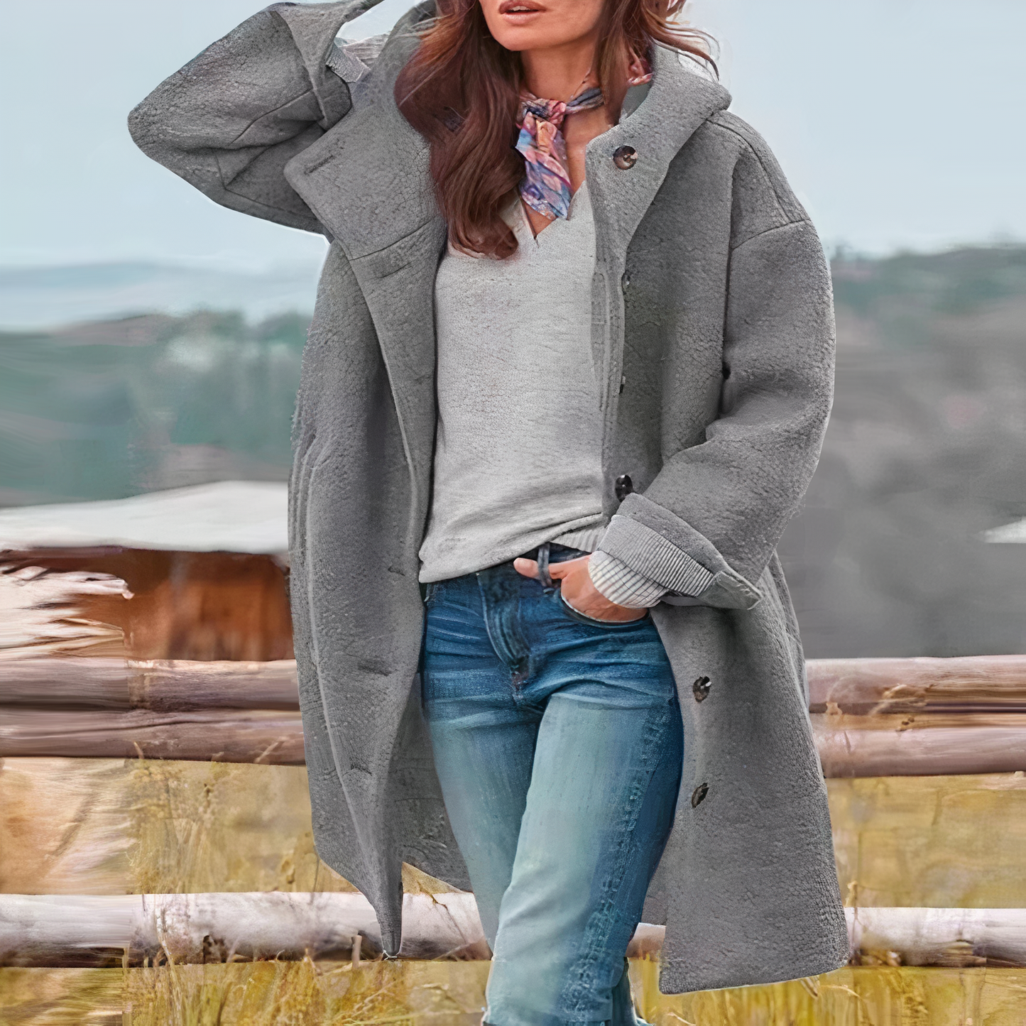 Wool Coat - Stylish Long Ladies Coat For All Seasons
