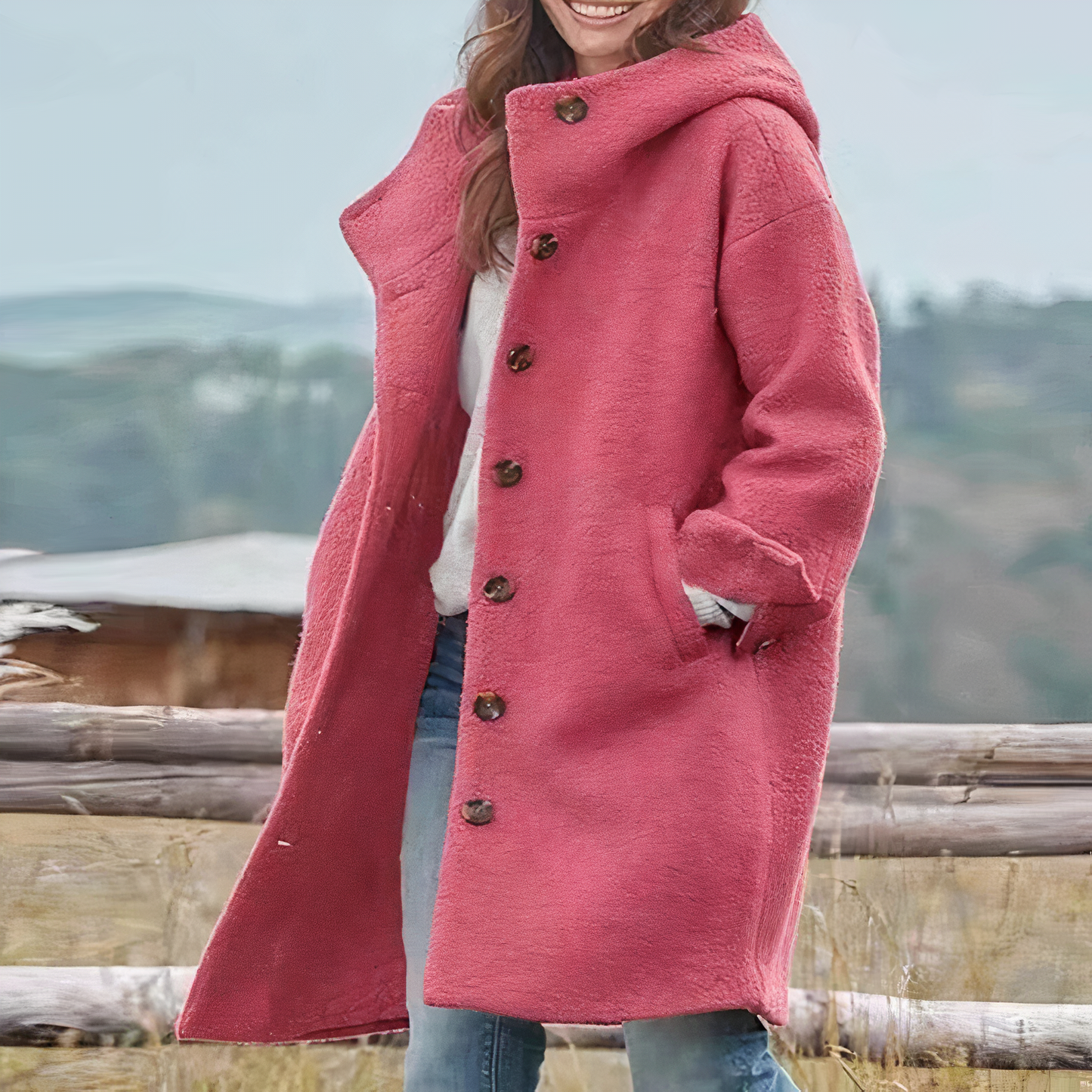 Wool Coat - Stylish Long Ladies Coat For All Seasons