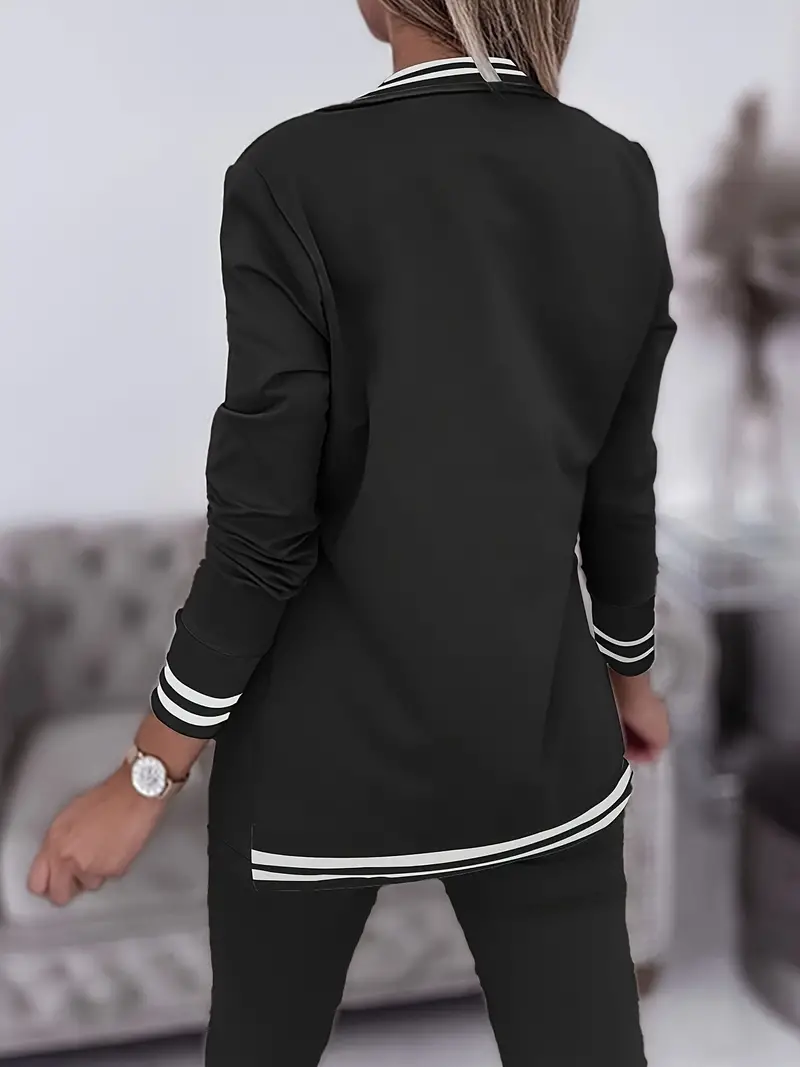 2-piece tailored lounge suit - stylish ladies blazer and trousers set