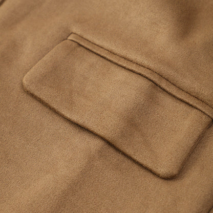 Long sleeve ladies' coat - button detail