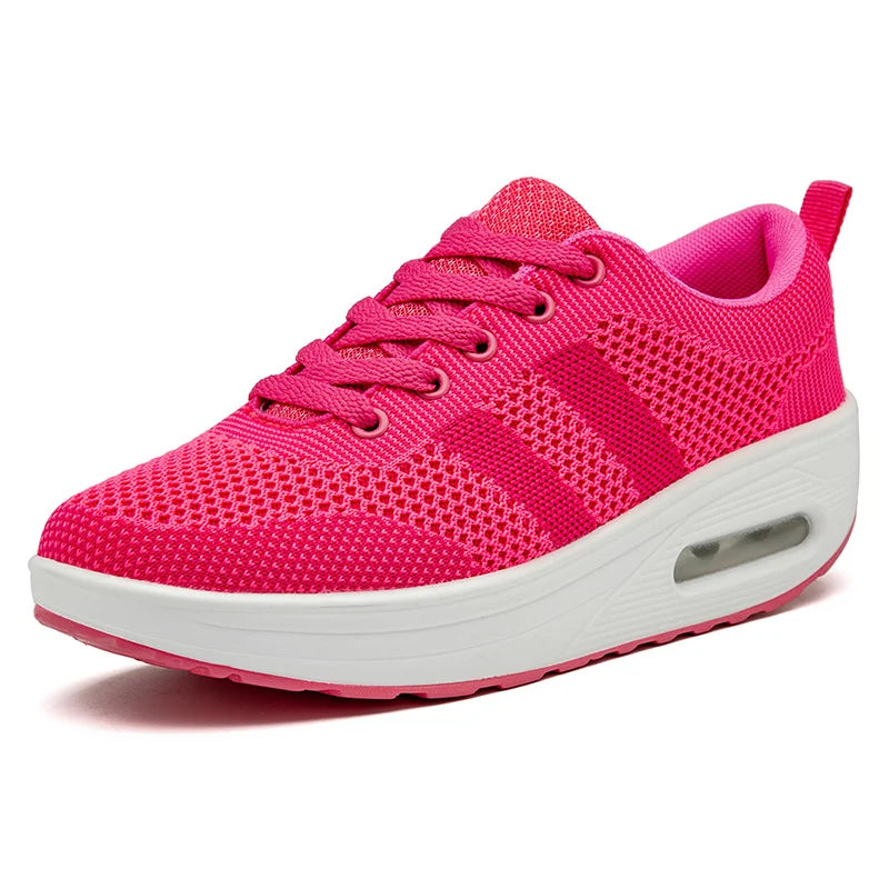 Air Cushion Sneakers - Cozy Ladies Trainers For Everyday Wear