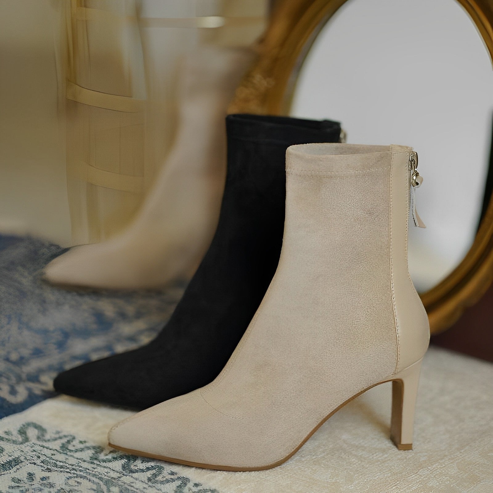 Ankle boots - stylish ladies heeled ankle boots