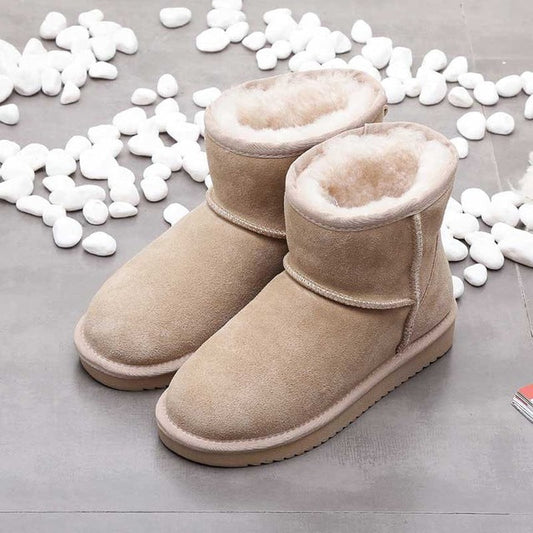 Ankle Snow Boots - Cozy Ladies Winter Footwear