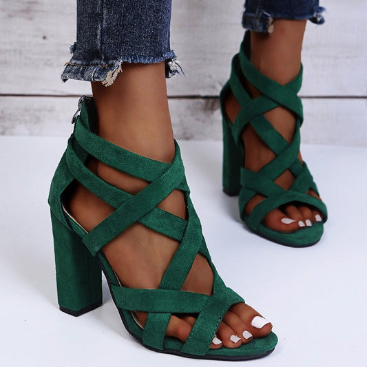 High Heel Sandals - Chic Strappy Heels For Modern Women