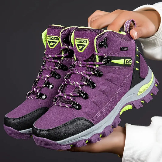 High-top trail shoes - durable ladies outdoor walking boots
