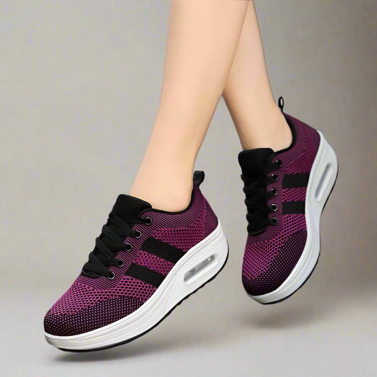 Ladies Air-Cushioned Trainers - Stylish And Cozy Shoes