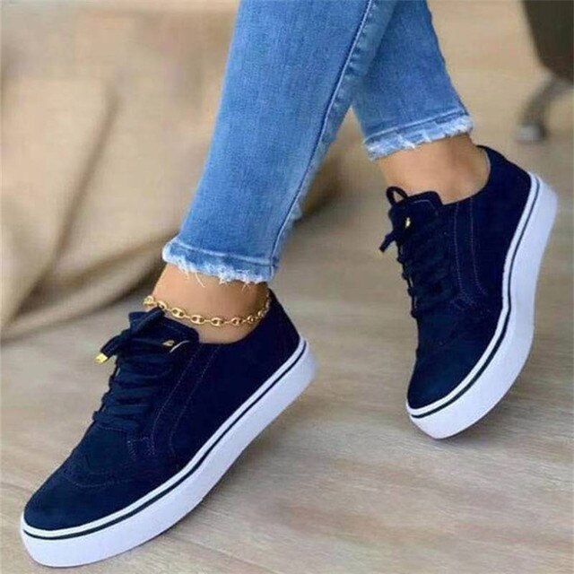 Ladies casual sneakers - stylish lightweight trainers for everyday wear