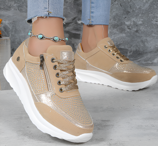 Ladies casual trainers - stylish lightweight sports shoes